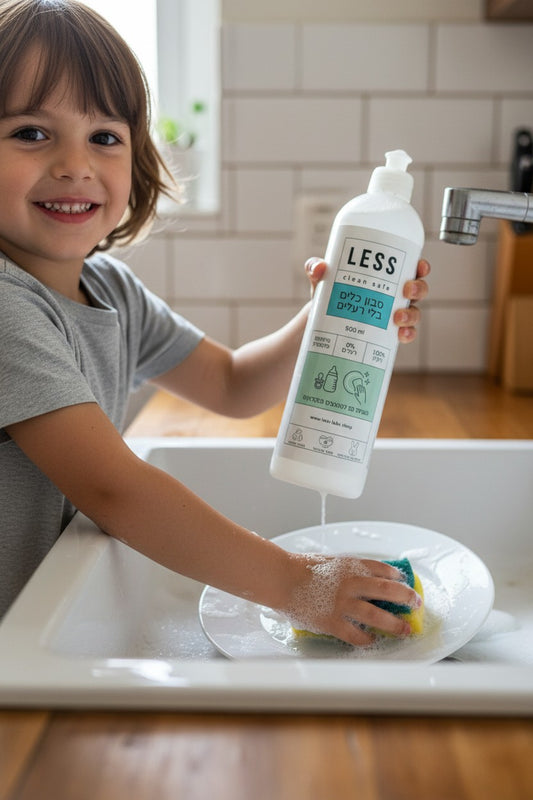 אריזת מילוי-חיסכון | סבון כלים עדין (8 ש"ח למילוי)